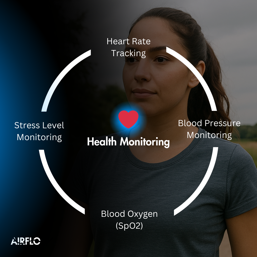 AIRFLO Health, Sleep & Fitness Band